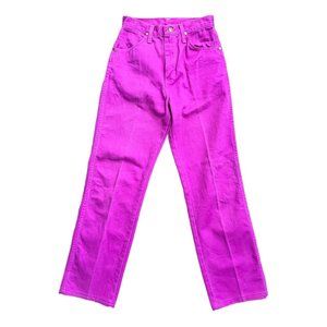 Vintage 90s Wrangler Rare Pink Denim Western Jeans